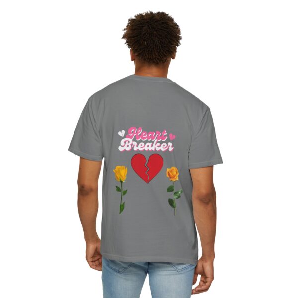 Heartbreaker Unisex Garment-Dyed T-Shirt with Floral Design - Image 81