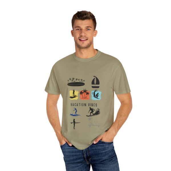 Vacation Vibes Unisex Garment-Dyed T-Shirt for Beach Lovers - Image 28
