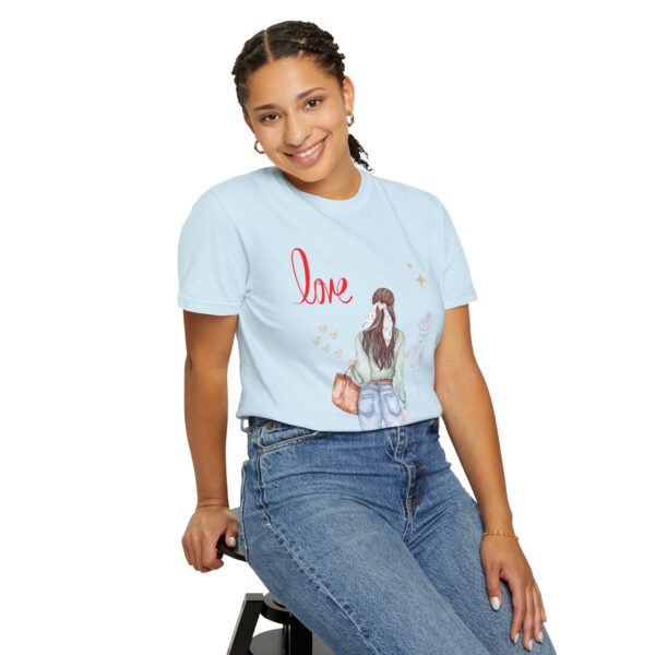 Love You Feminine Unisex T-shirt - Romantic Floral Design - Image 48