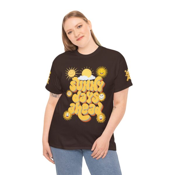 Sunny Days Ahead Unisex Heavy Cotton Tee - Fun Sun Graphic T-Shirt - Image 8