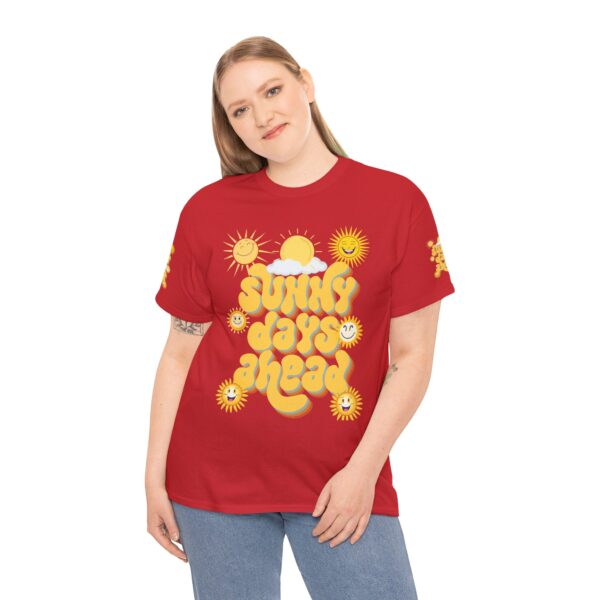 Sunny Days Ahead Unisex Heavy Cotton Tee - Fun Sun Graphic T-Shirt - Image 129