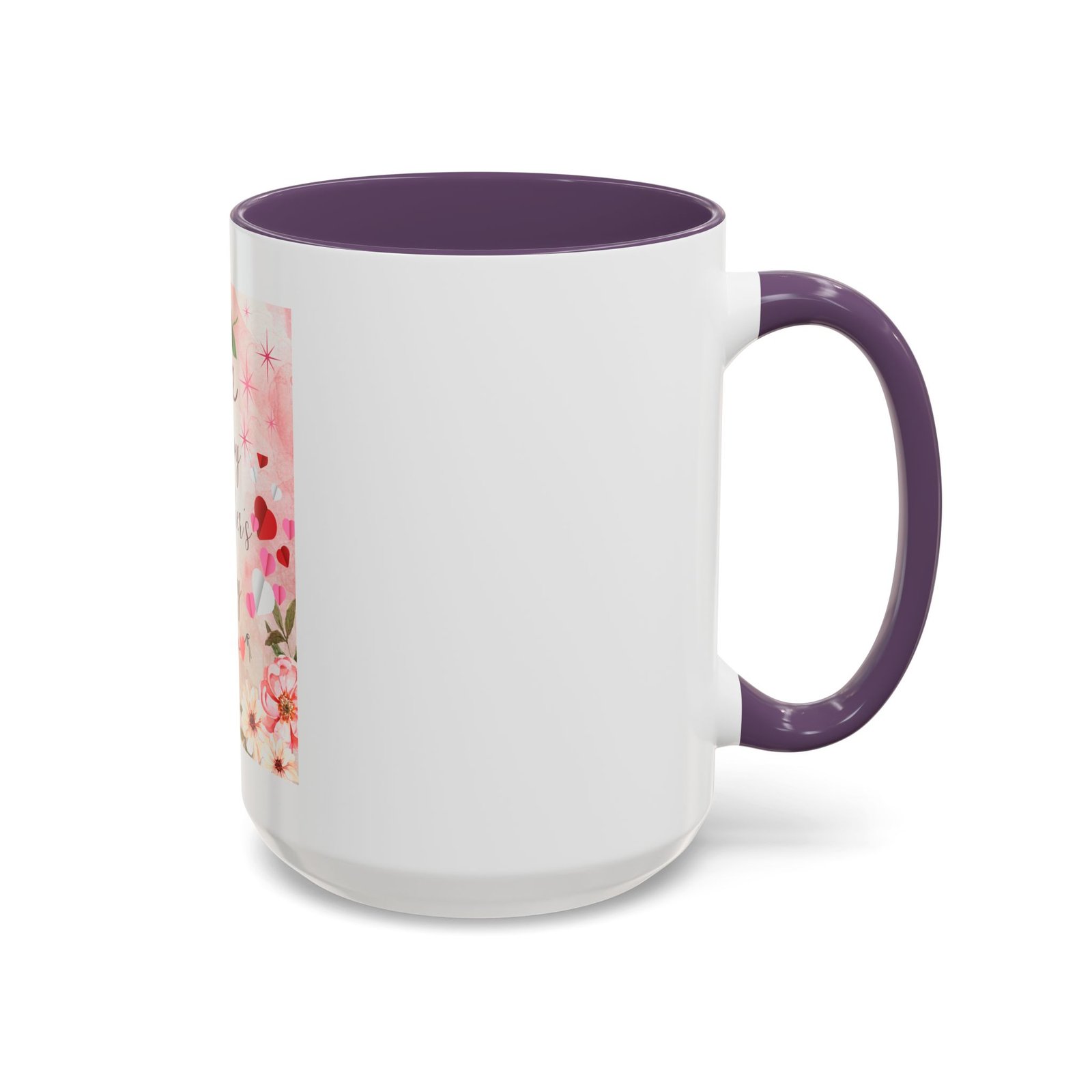 Happy Mother's Day Accent Coffee Mug - Floral Design, 11 & 15oz - Image 58