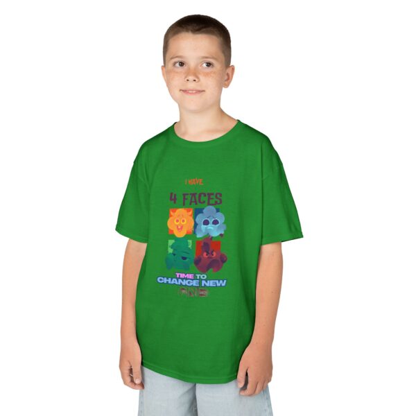 Kids 4 Faces Fun Tee - Change New One - Image 43