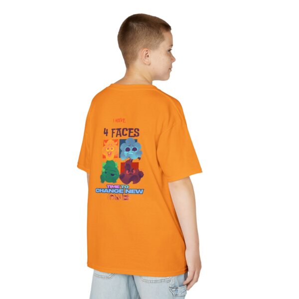 Kids 4 Faces Fun Tee - Change New One - Image 35