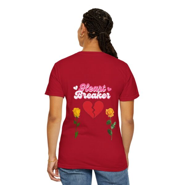 Heartbreaker Unisex Garment-Dyed T-Shirt with Floral Design - Image 140