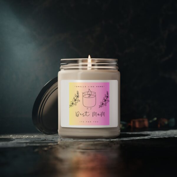 Best Mom Scented Soy Candle - Perfect Gift for Mother's Day & Birthdays - Image 5