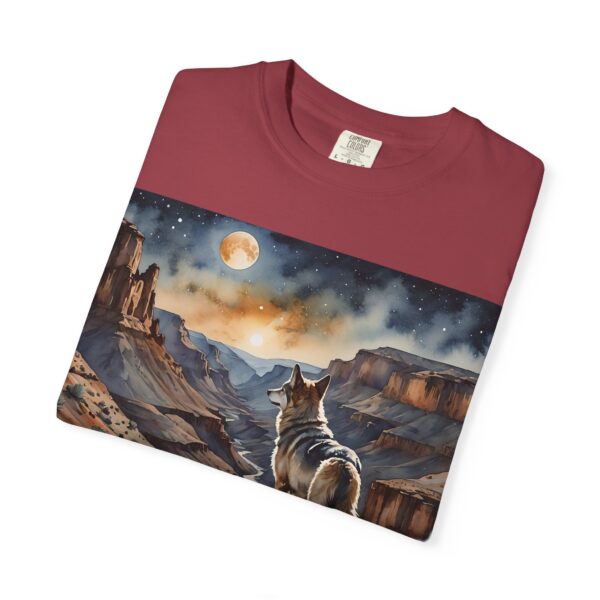 Mystical Wolf & Ghosts Unisex Garment-Dyed T-Shirt - Image 57