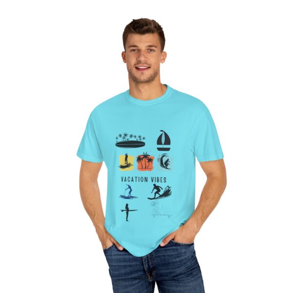 Vacation Vibes Unisex Garment-Dyed T-Shirt for Beach Lovers - Image 52