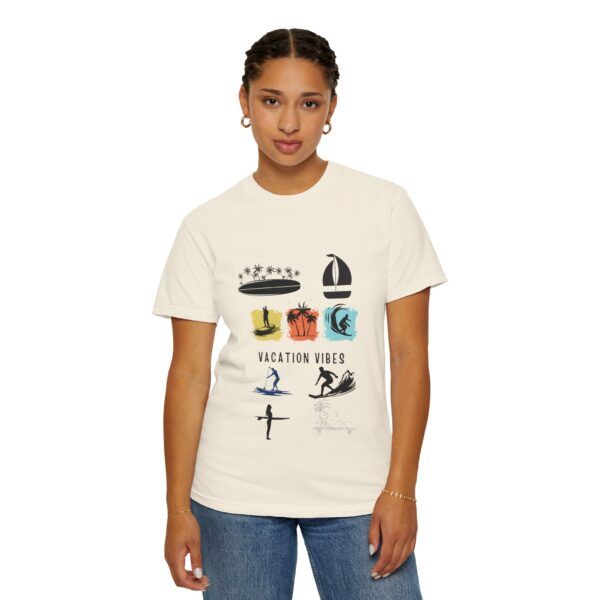 Vacation Vibes Unisex Garment-Dyed T-Shirt for Beach Lovers - Image 22