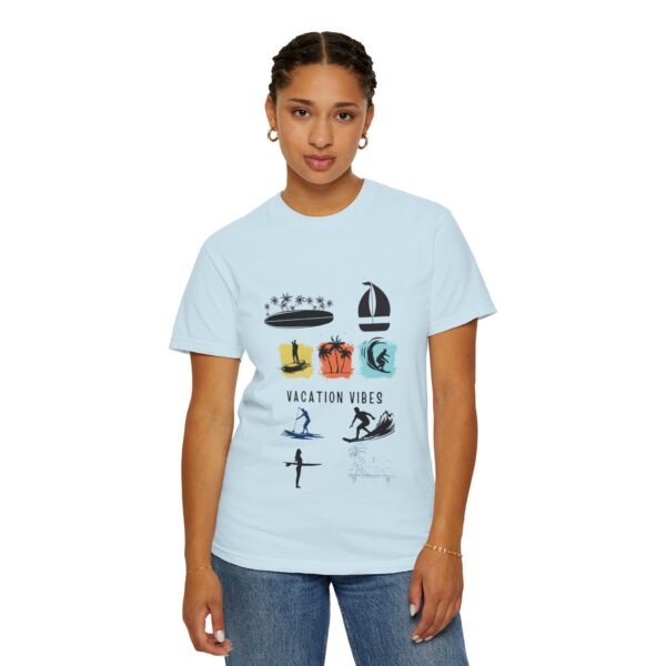 Vacation Vibes Unisex Garment-Dyed T-Shirt for Beach Lovers - Image 6