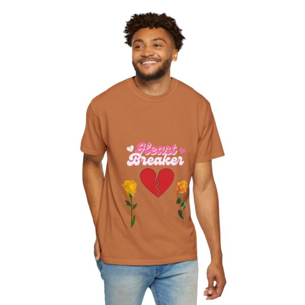 Heartbreaker Unisex Garment-Dyed T-Shirt with Floral Design - Image 69