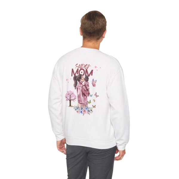 Super Mom Crewneck Sweatshirt - Gift for Mother's Day, Cozy Gift for Moms - Image 7
