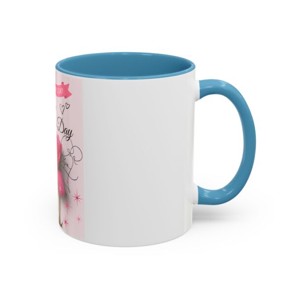 Happy Mother's Day Accent Coffee Mug - Pink Floral Design, 11oz & 15oz - Image 28