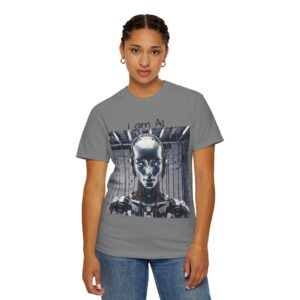 Unisex AI Graphic T-Shirt - 'I Am AI' Computer Theme Tee