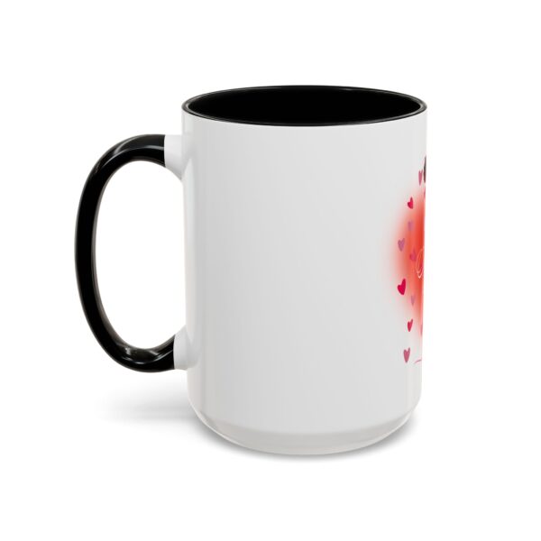 Best Mom Ever Accent Coffee Mug - Heart & Rose Design - Image 27