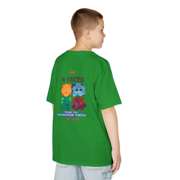 Kids 4 Faces Fun Tee - Change New One - Image 44