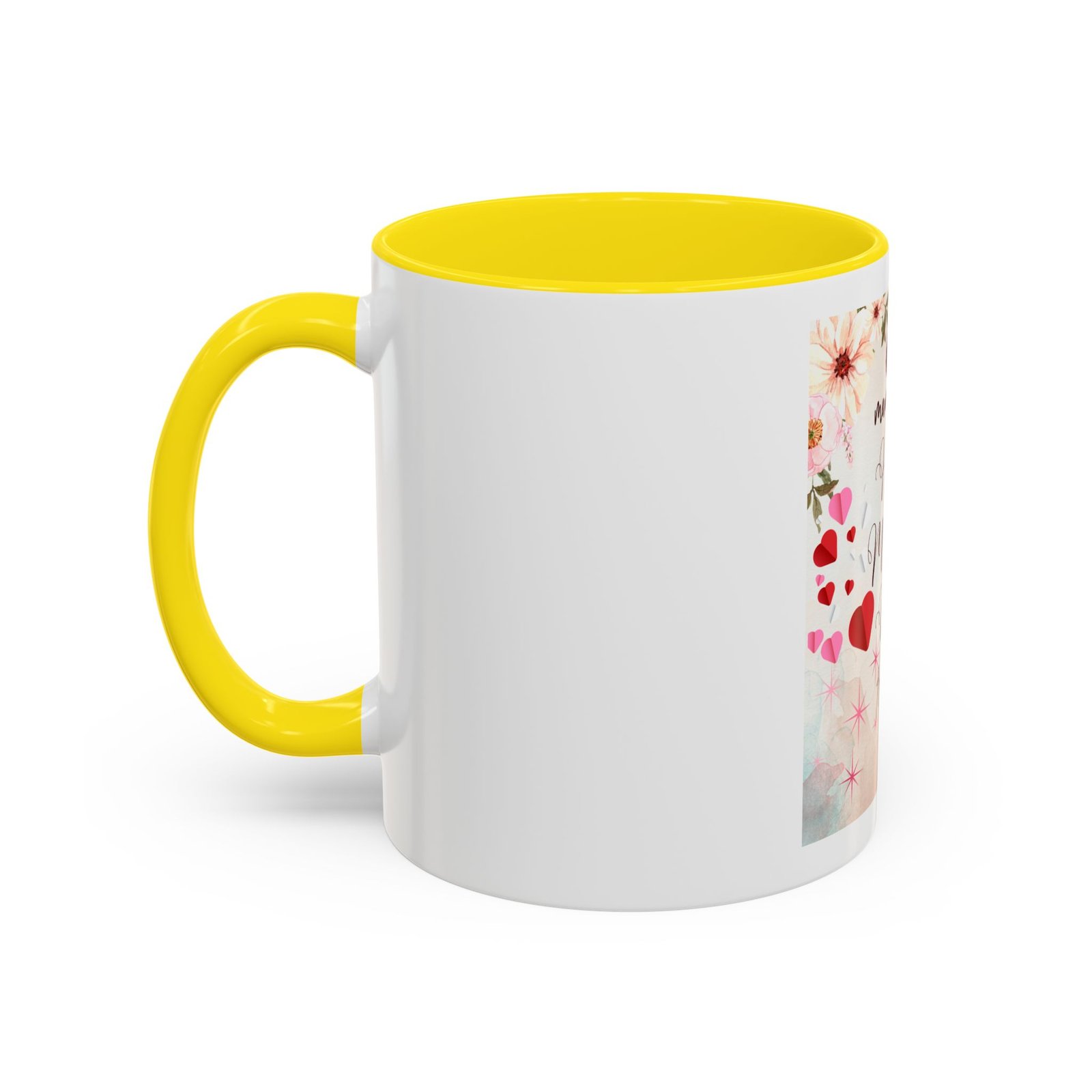 Happy Mother's Day Accent Coffee Mug - Floral Design, 11 & 15oz - Image 51