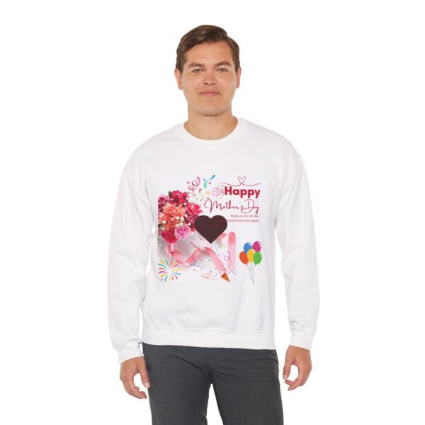 Happy Mother's Day Crewneck Sweatshirt - Floral Design, Gift for Moms - Image 6