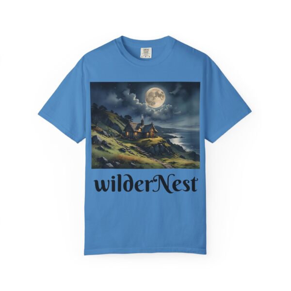 WilderNest Cottage Moonlight T-Shirt - Unisex Garment-Dyed Tee for Nature Lovers - Image 36