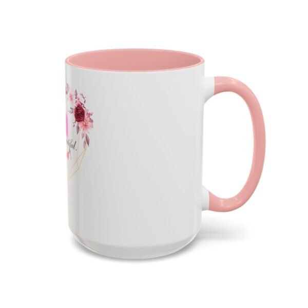 Mom Heart Accent Coffee Mug - Beautiful Floral Design - Image 34