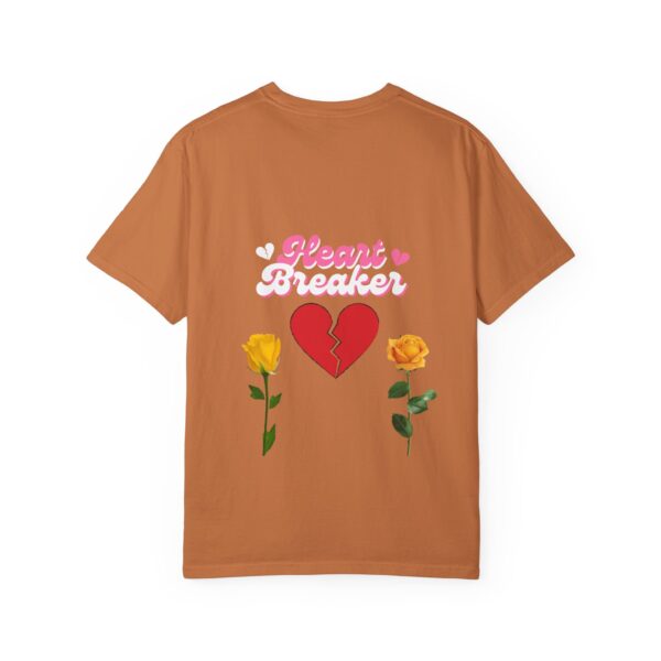 Heartbreaker Unisex Garment-Dyed T-Shirt with Floral Design - Image 62
