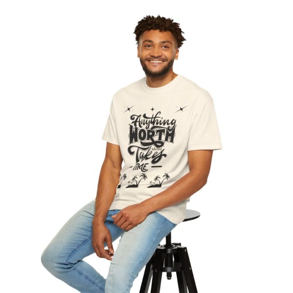 Beach Vibes Motivational T-Shirt - "Anything Worth Having Takes Time" - Image 27