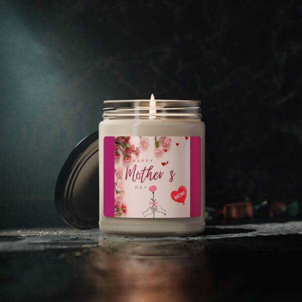 Happy Mother's Day Scented Soy Candle - 9oz Gift for Mom - Image 5