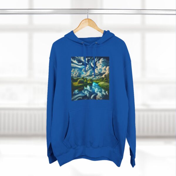 Three-Panel Fleece Hoodie - Image 4