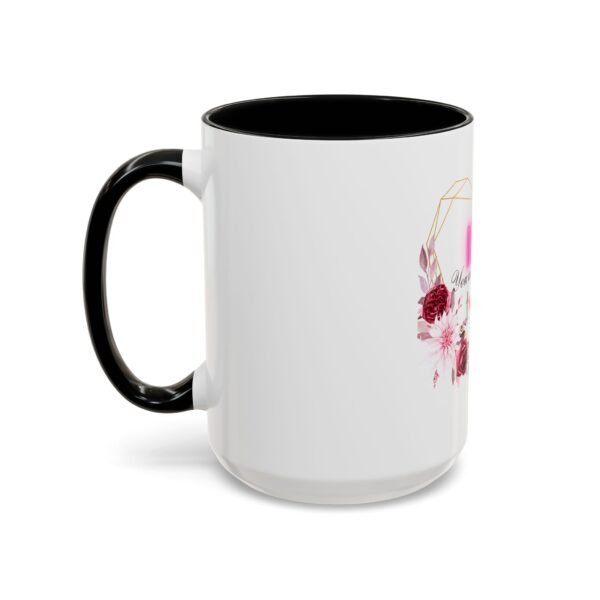 Mom Heart Accent Coffee Mug - Beautiful Floral Design - Image 27