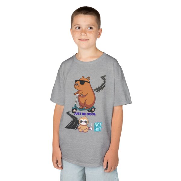 Cool Bear Kids Heavy Cotton Tee - Just Be Cool Graphic T-Shirt - Image 16