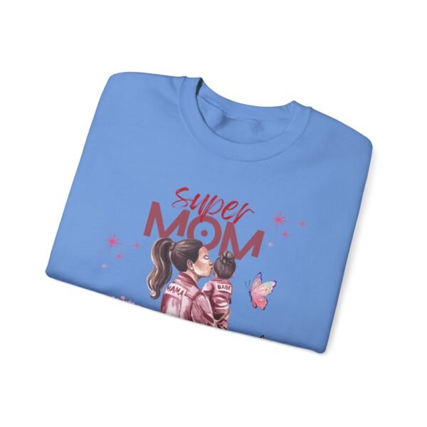 Super Mom Crewneck Sweatshirt - Gift for Mother's Day, Cozy Gift for Moms - Image 38