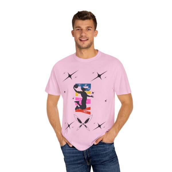 Unisex Garment-Dyed T-Shirt - Vibrant Athletic Design with Stars - Image 22