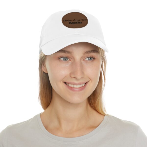 Hat with Leather Patch (Round) - Image 8