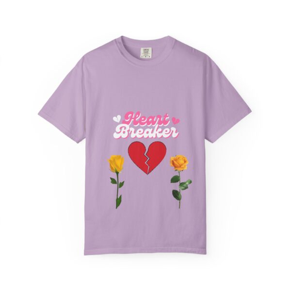 Heartbreaker Unisex Garment-Dyed T-Shirt with Floral Design - Image 113