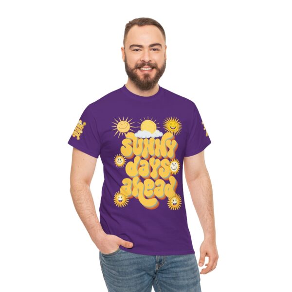 Sunny Days Ahead Unisex Heavy Cotton Tee - Fun Sun Graphic T-Shirt - Image 96