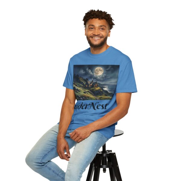 WilderNest Cottage Moonlight T-Shirt - Unisex Garment-Dyed Tee for Nature Lovers - Image 44
