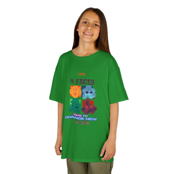 Kids 4 Faces Fun Tee - Change New One - Image 41
