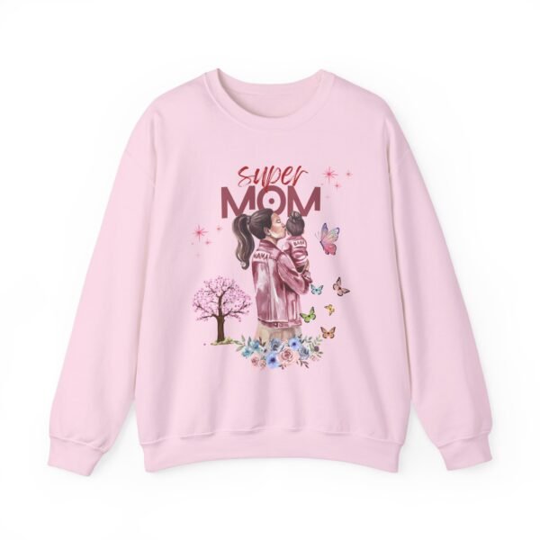 Super Mom Crewneck Sweatshirt - Gift for Mother's Day, Cozy Gift for Moms - Image 22