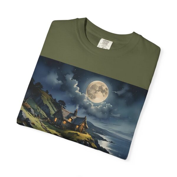 WilderNest Cottage Moonlight T-Shirt - Unisex Garment-Dyed Tee for Nature Lovers - Image 21