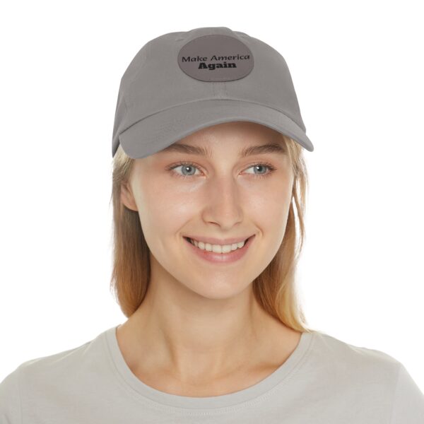 Hat with Leather Patch (Round) - Image 24
