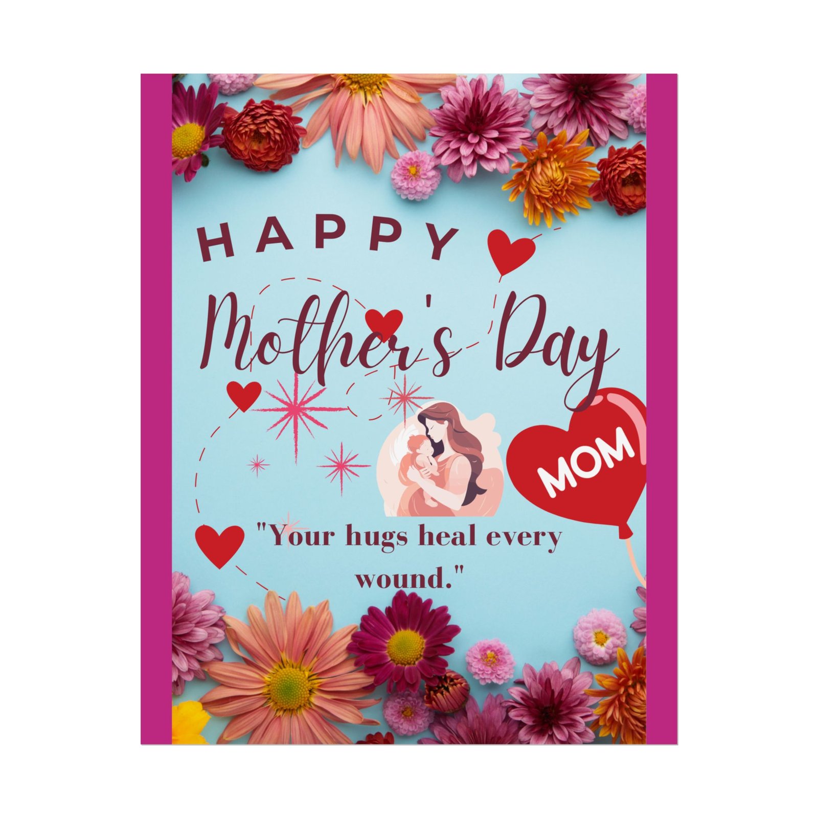 Happy Mother's Day Rolled Posters - Heartfelt Gifts for Mom - Image 4