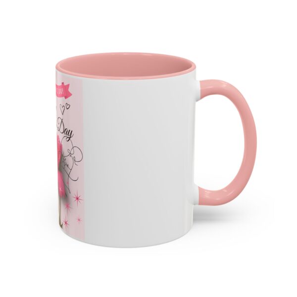 Happy Mother's Day Accent Coffee Mug - Pink Floral Design, 11oz & 15oz - Image 14
