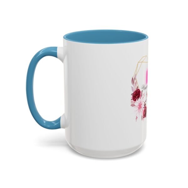 Mom Heart Accent Coffee Mug - Beautiful Floral Design - Image 49
