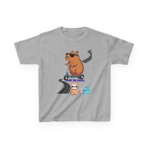 Cool Bear Kids Heavy Cotton Tee - Just Be Cool Graphic T-Shirt - Image 10
