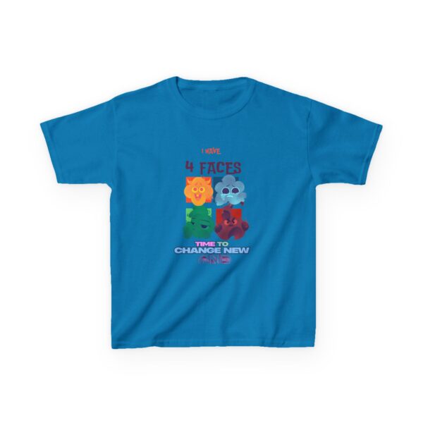 Kids 4 Faces Fun Tee - Change New One - Image 46