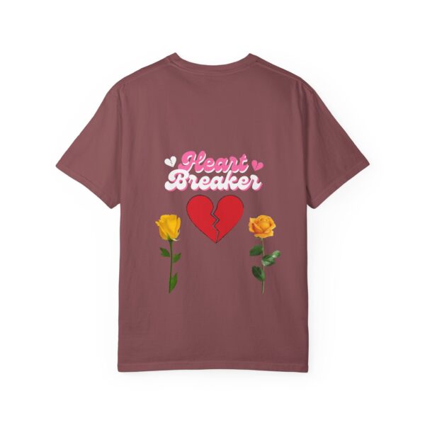 Heartbreaker Unisex Garment-Dyed T-Shirt with Floral Design - Image 21