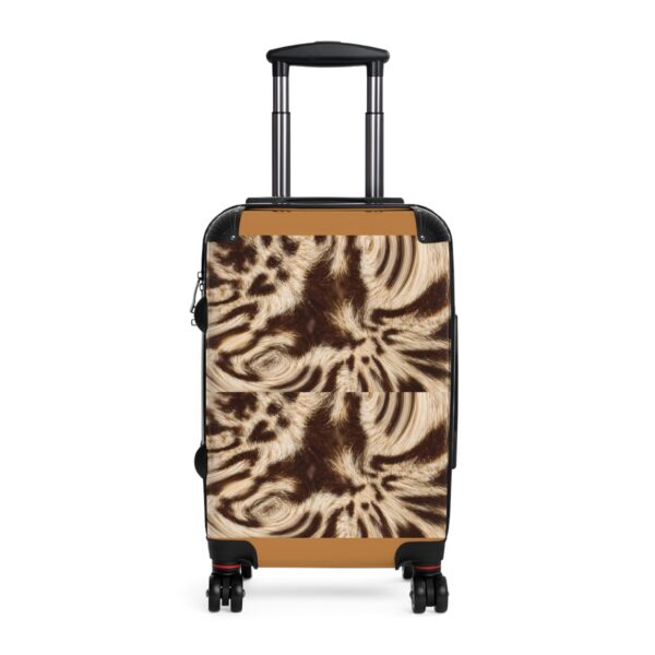Stylish Travel Suitcase with Unique Abstract Design