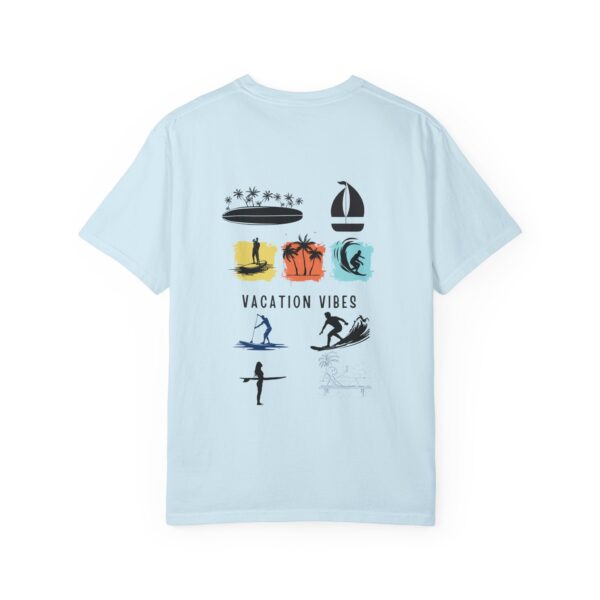 Vacation Vibes Unisex Garment-Dyed T-Shirt for Beach Lovers - Image 3