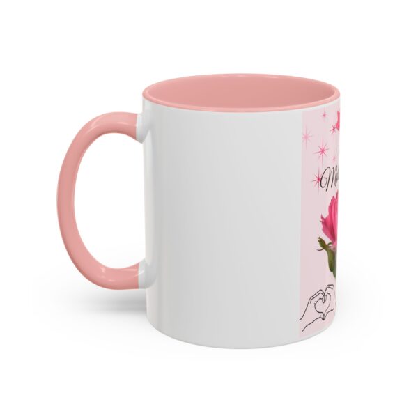 Happy Mother's Day Accent Coffee Mug - Pink Floral Design, 11oz & 15oz - Image 15