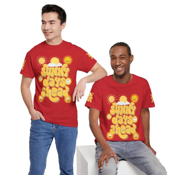 Sunny Days Ahead Unisex Heavy Cotton Tee - Fun Sun Graphic T-Shirt - Image 140